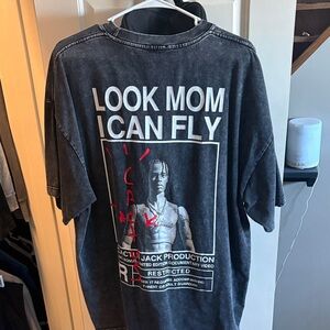Cactus Jack by Travis Scott Washed Black Graphic Tee